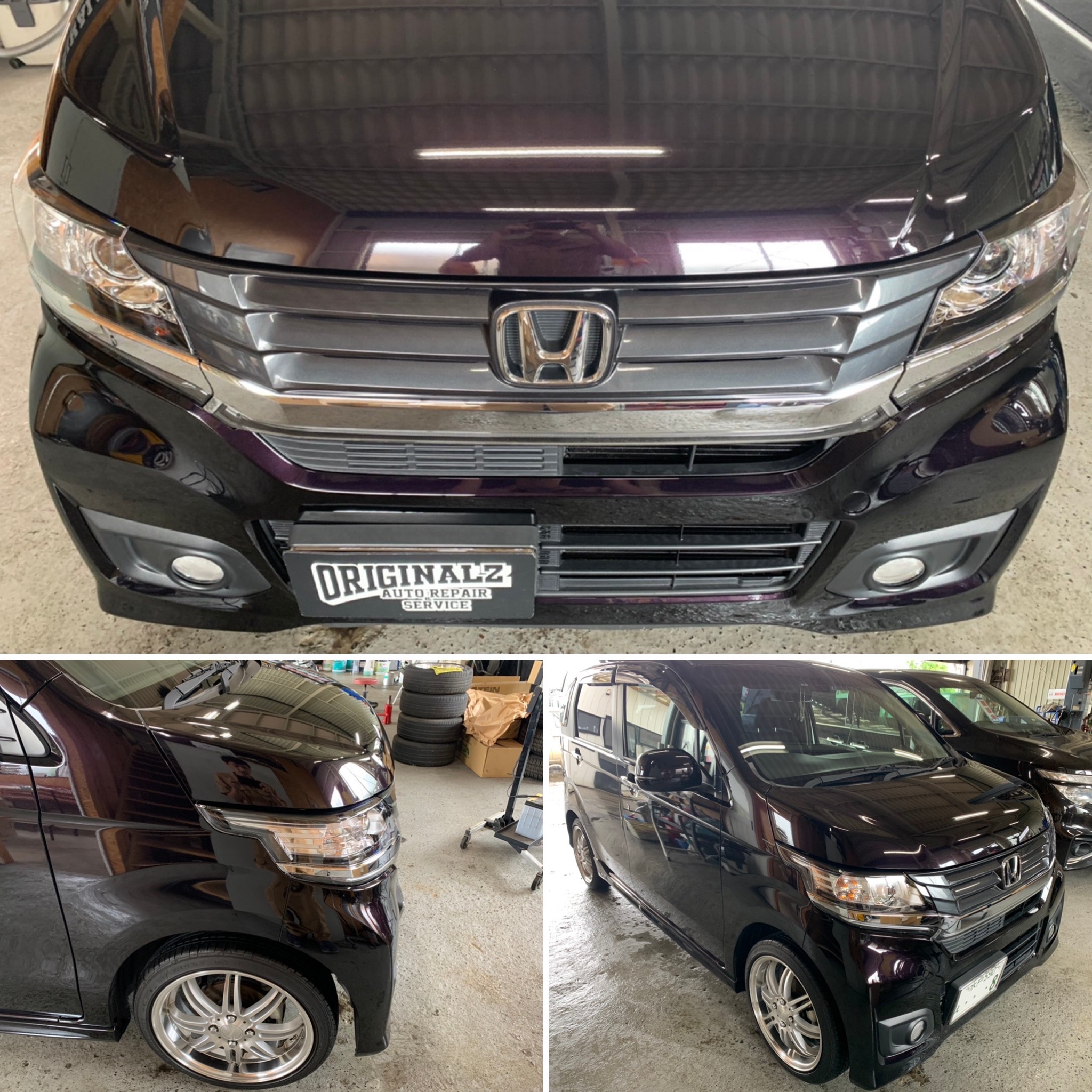 雹 ヒョウ による被害 修理 デントリペア 水戸で自動車整備 中古車販売はoriginalz 車検 茨城県東茨城群